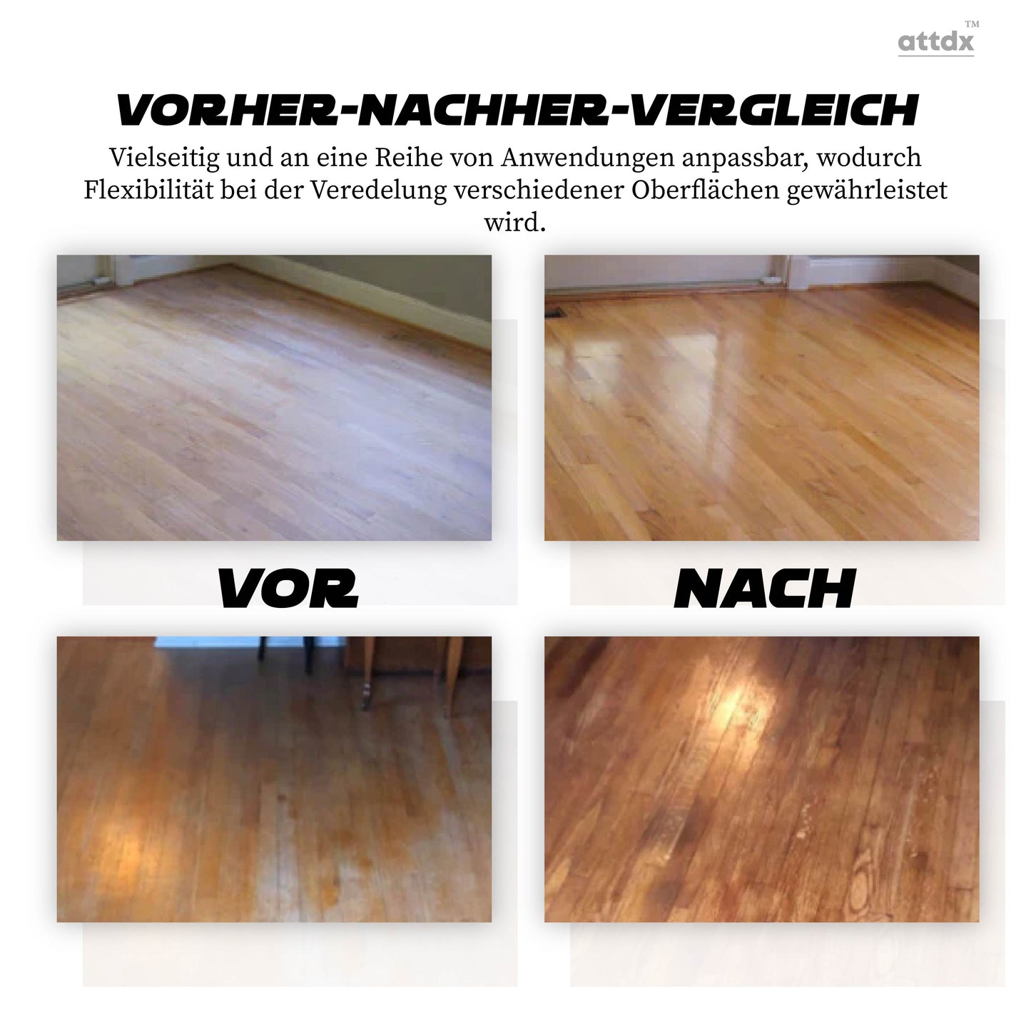 ATTDX Bienenwachs Holz Veredelt Natur Pflegespray