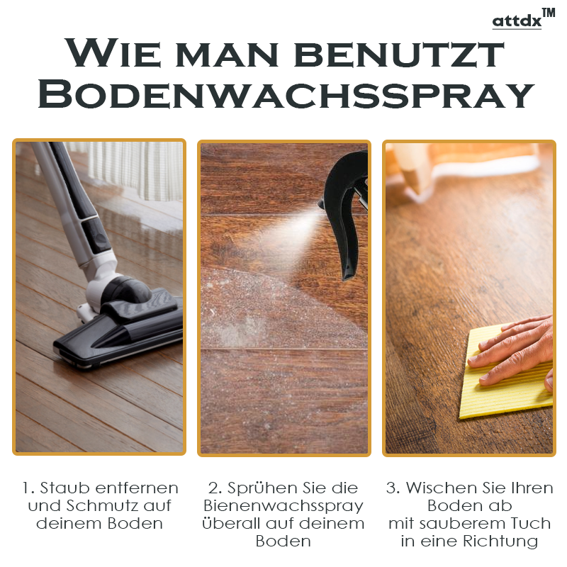 ATTDX Bienenwachs Holz Veredelt Natur Pflegespray