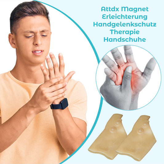 ATTDX MagnetErleichterung Handgelenkschutz Therapie Handschuhe