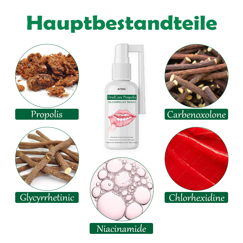 ATTDX Mundpflege Propolis GeschwürErleichterung Sprühen