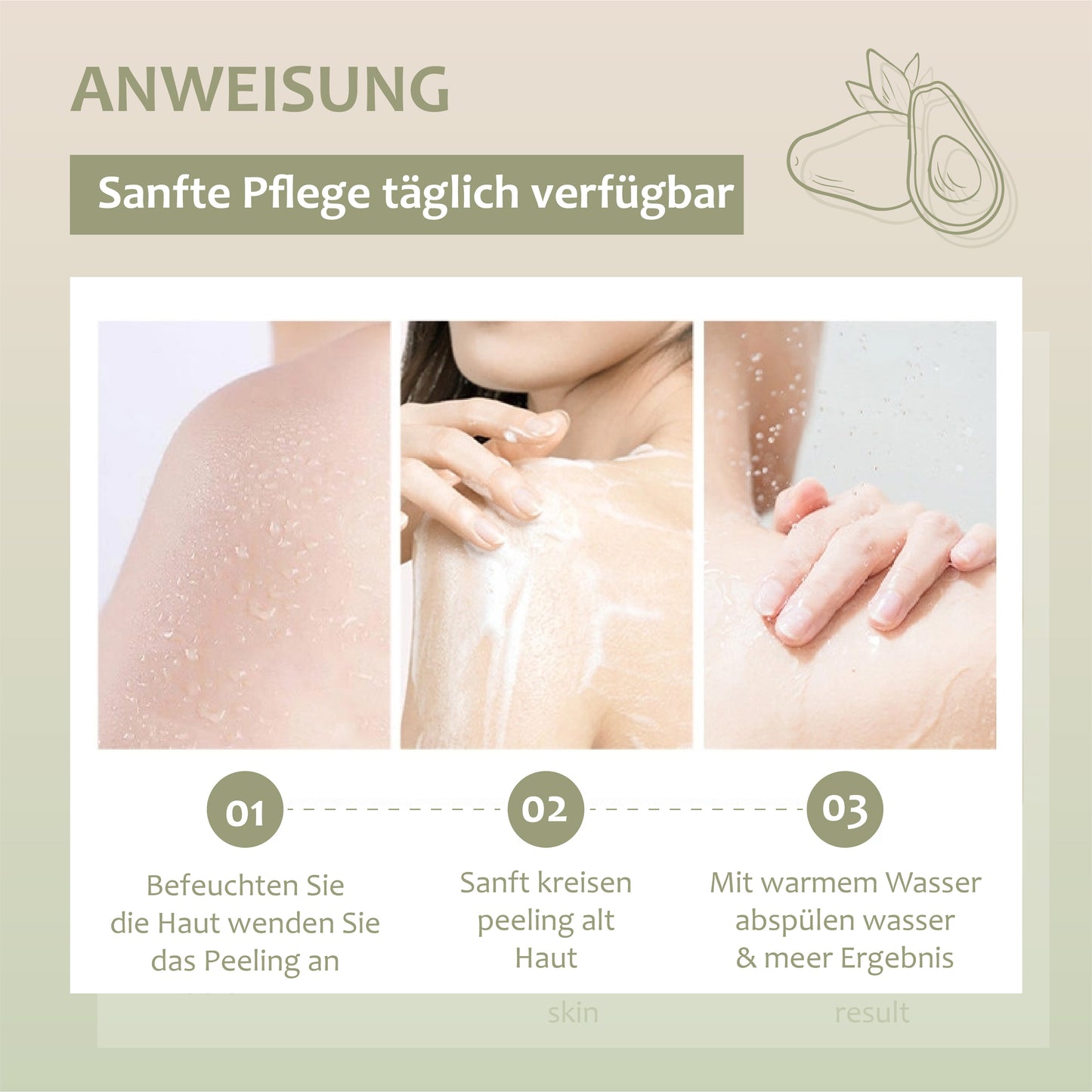 ATTDX PoreVerfeinern Avocado Erneuerungs Scrub