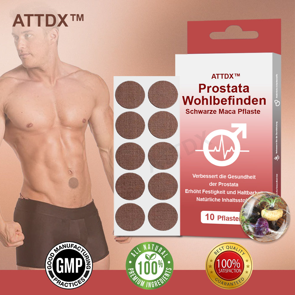 ATTDX™ Prostata Wohlbefinden Schwarze Maca Pflaste