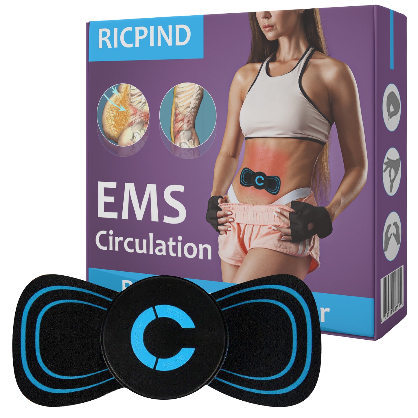 RICPIND EMS Durchblutungsfördernder Massager