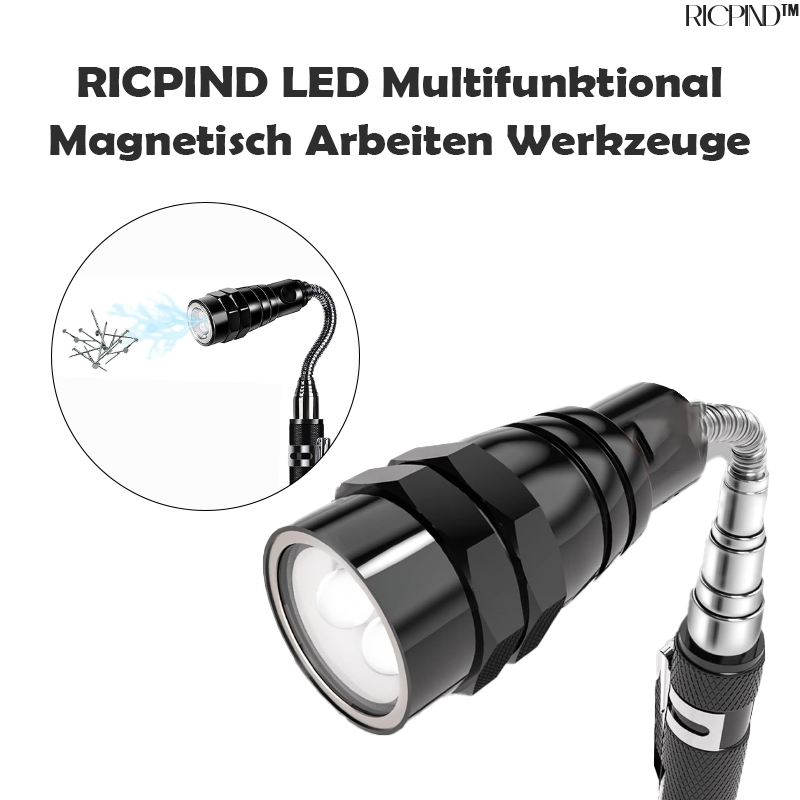 RICPIND LED Multifunktional Magnetisch Arbeiten Werkzeuge