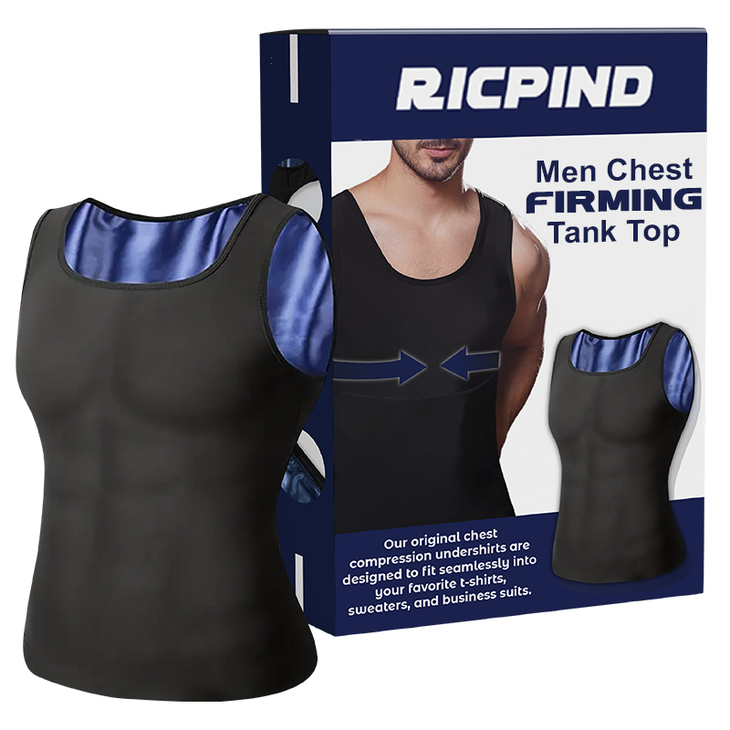 RICPIND Herren Bruststraffung Tanktop