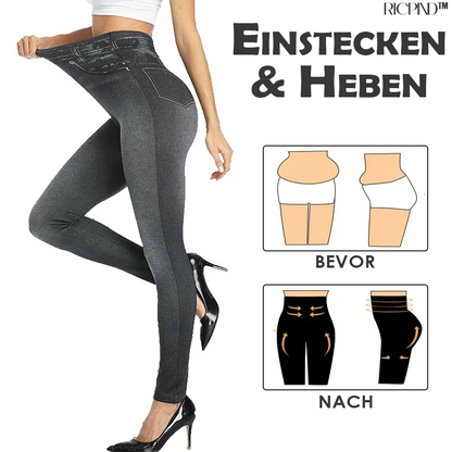 RICPIND Thermisches Vlies Warme Jeggings aus Denim