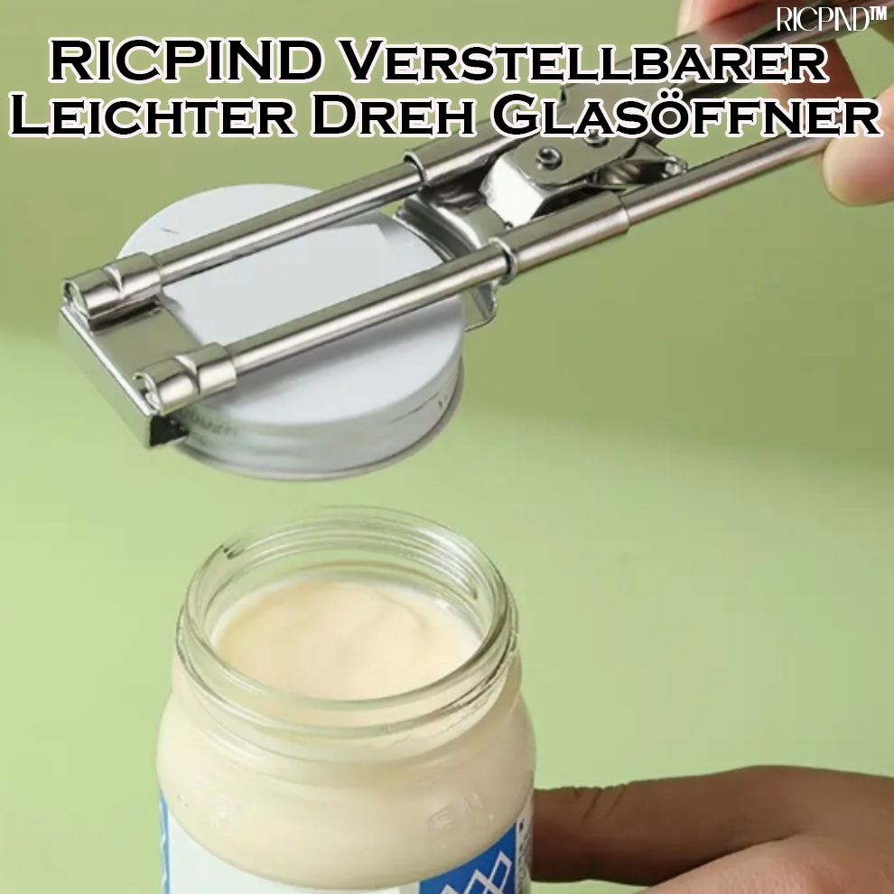 RICPIND Verstellbarer Leichter Dreh Glasöffner