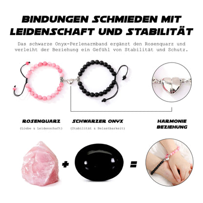 Ricpind LiebeLink Harmonie Magnetisch Verbindung  Armbänder für Paare