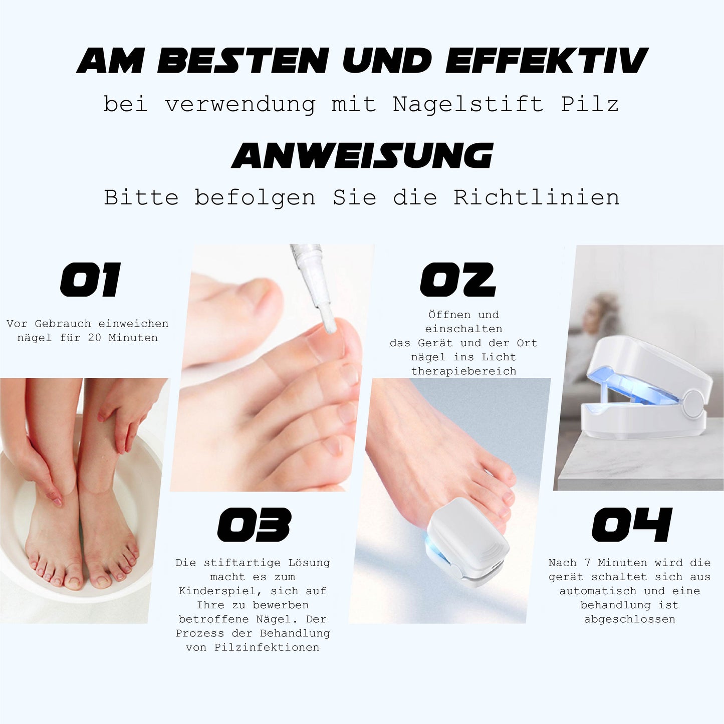 Ricpind Nagelpilz ReinigungLaser TherapeutischesGerät