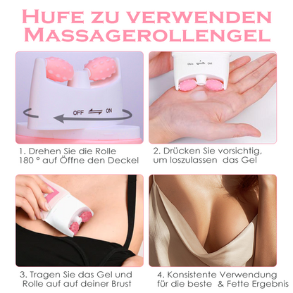 ATTDX BrustStraffung Massage Walze Gel